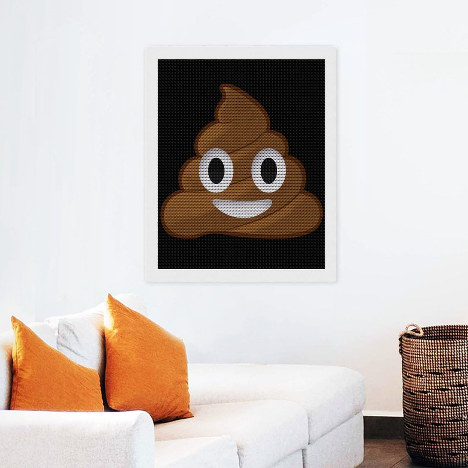 Amazon.co.jp: 顔文字 面白い うんこ うんち ばば ダイヤモンドアート